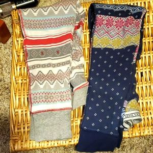 2 pairs of victorias secret pajama bottoms